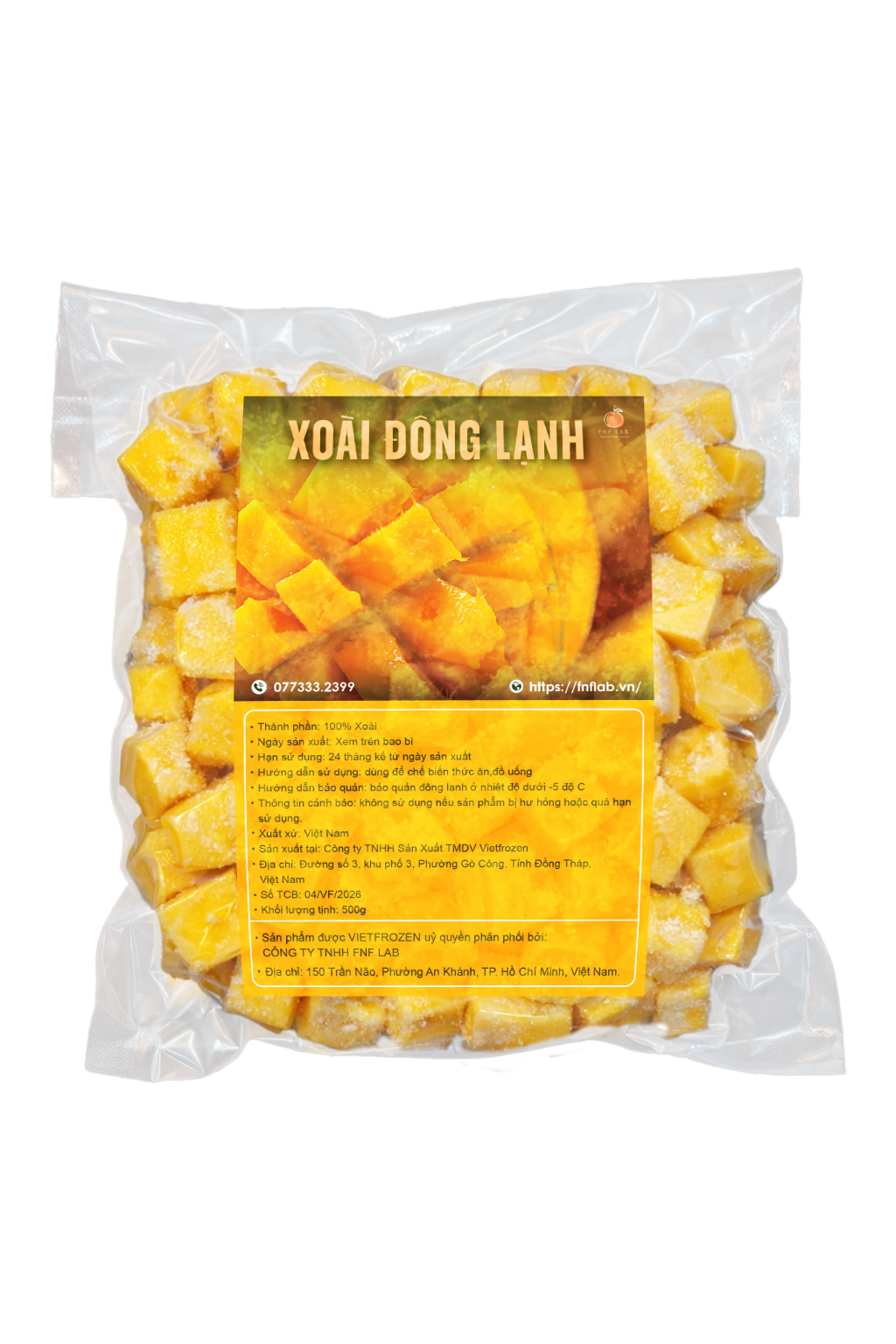 Xoài đông lạnh