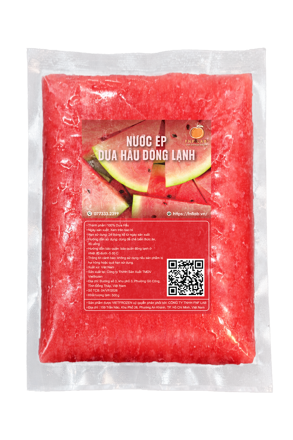 Nước ép Dưa hấu đông lạnh