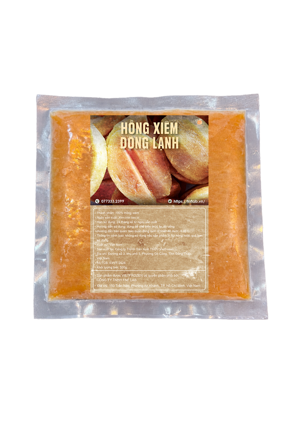 Hồng xiêm đông lạnh